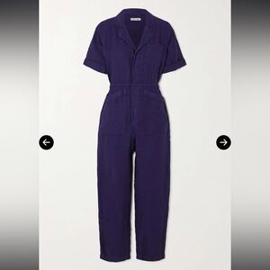 ALEX MILL 
Women's Navy Blue Jumpsuit